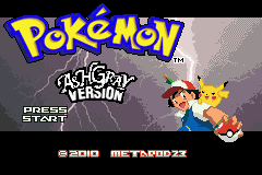 Pokemon Ash Gray (beta 4.5.3) Title Screen